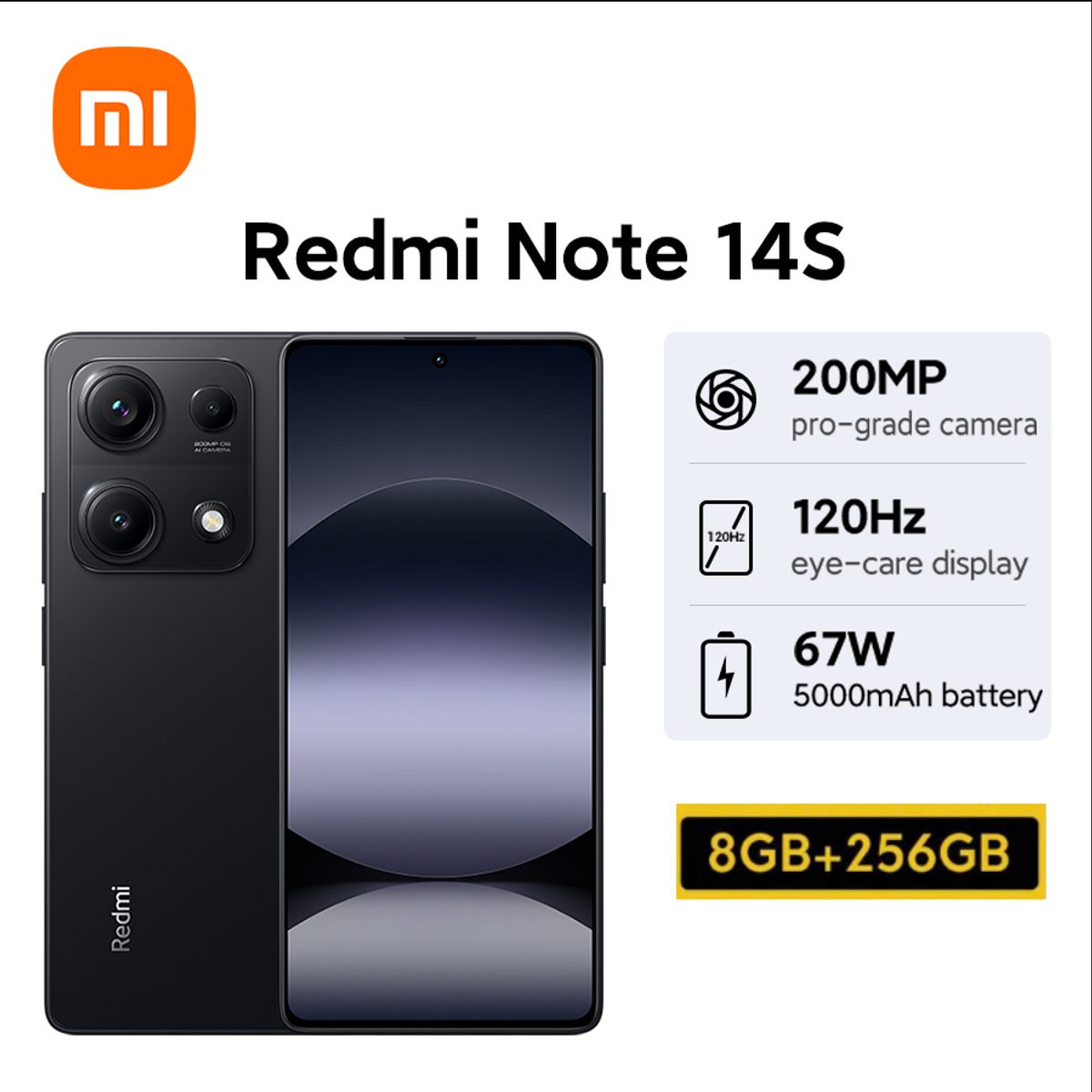 XIAOMI - Celular Redmi Note 14S 8+256GB 2502FRA65G