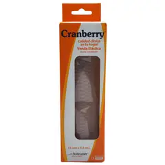 CRANBERRY - Venda Elástica con Gancho Ajustable 15cm x 1.5m