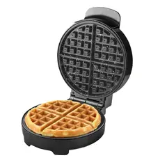 KITCHEN IT - Máquina de Waffles Belgian Crisp con Revestimiento de Cerámica Antiadherente
