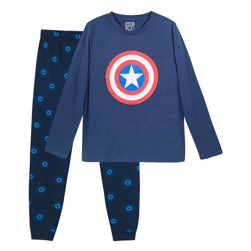 MARVEL - Pijama Hombre Capitan America Azul Marvel