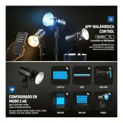 NEEWER - Ms150c Rgbww Luz De Vídeo Led Con 2.4gapp Md1074450