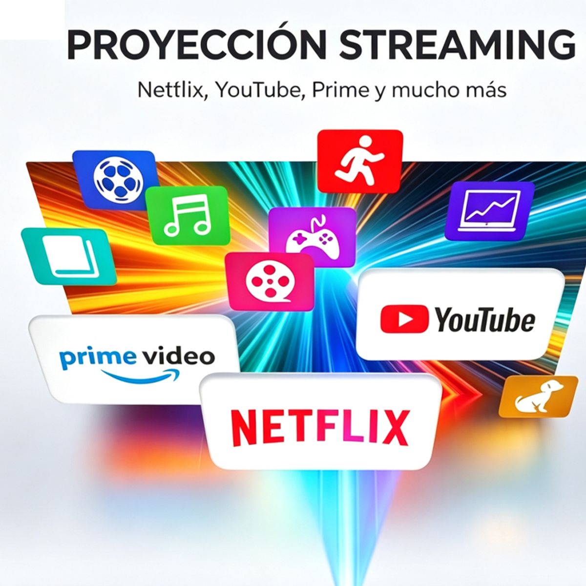 Proyector Portátil Toumi Mini A10 1080p 4K BT 5.1, marca BRO TOUMI - Foto 2