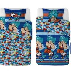 MASHINI - Plumon reversible infantil Disney 1.5 Plazas Dragon Ball