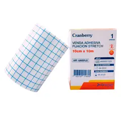 CRANBERRY - Venda Adhesiva Stretch 10cm x 10 m - Alternativa Fixomull