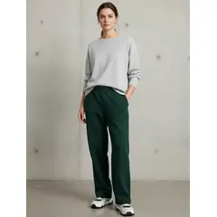 AGW - Pantalón Buzo Recto Algodón Mujer