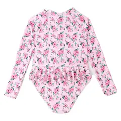MAMBOKIDS - Traje de Baño Niña Manga Larga UPF50+ Amanda