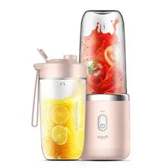 DEERMA - 2 en 1 Licuadora Portátil NU06 Inalámbrica Modelo 400ml