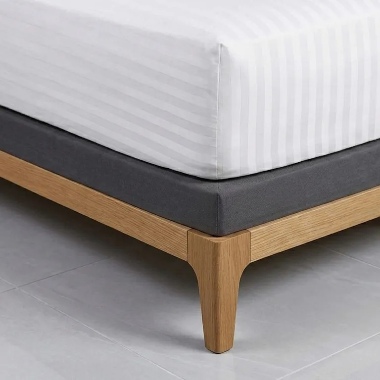 SABANA BAJERA SUPER KING LISTADA 2 CM Blanco SUPER KING