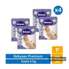 BABYSEC - Pañales Premium P 80 pañales