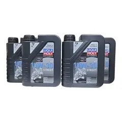 LIQUI MOLY - Pack 4L Aceite Moto 10W 30 Sintético 4T