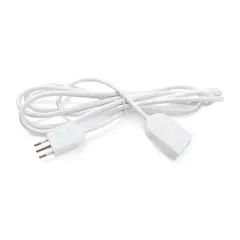 INDUSTRIA CASTILLO LTDA - Alargador Simple 3 metros blanco 10A-250V - Industria Castillo