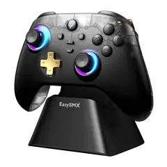 EASYSMX - Control Gamer Multiplataforma D05 + Base de Carga - Joysticks y Gatillos Hall Effect