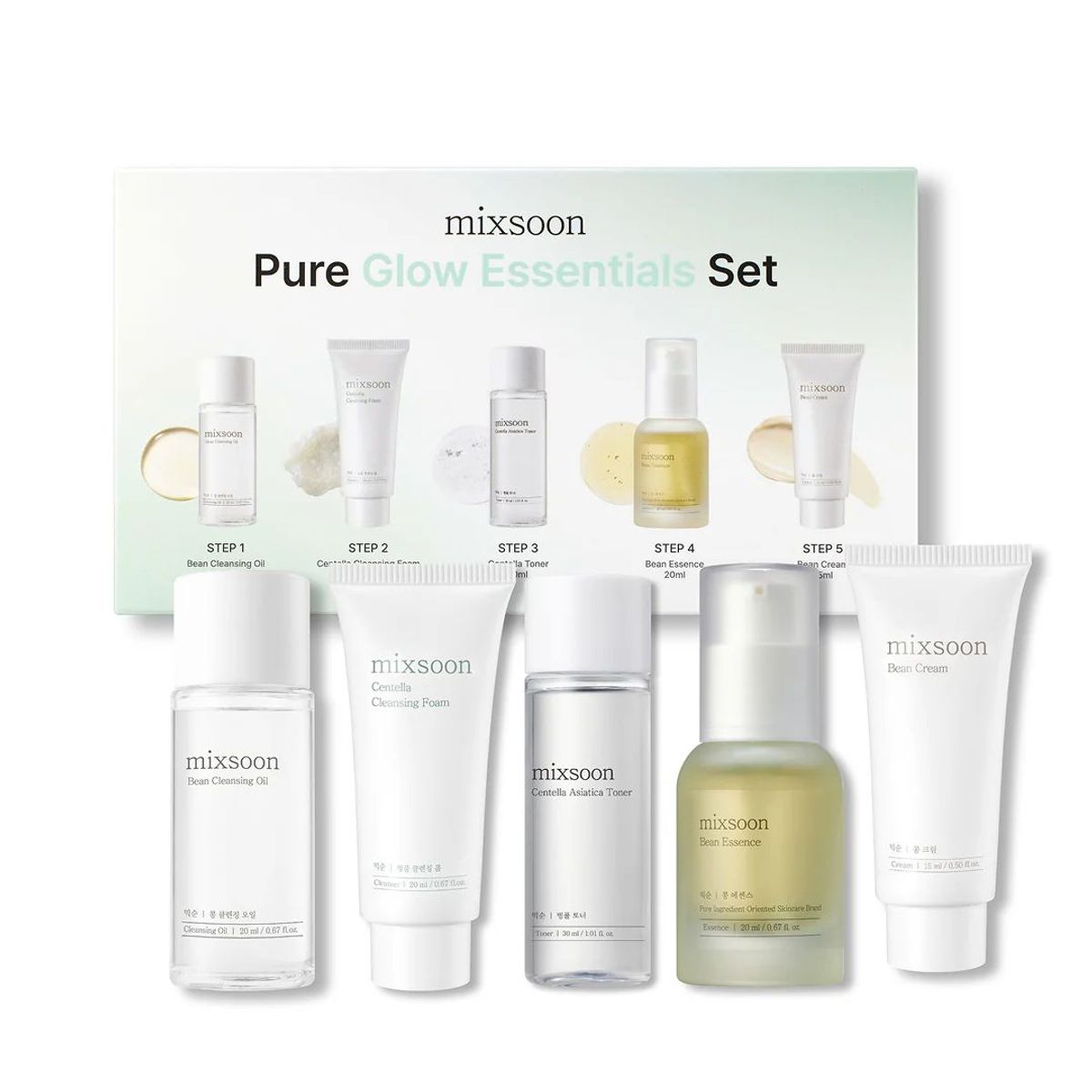 MIXSOON - Pure Glow Essentials Set 5 pcs