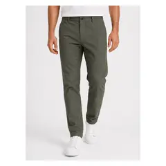 ARROW - Pantalón Lino Algodón Regular Fit Verde
