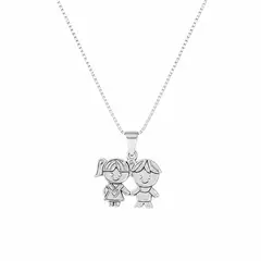 LK LUKSO - Collar Niña y Niño Plata 925