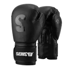 SENSEI - Guantes de box PRIMO Negro Mate 14 oz