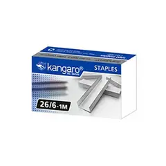 GENERICO - Corchetes Kangaro 26/6 Caja x 1000 Unidades para Corchetera T10M y Trendy 45M