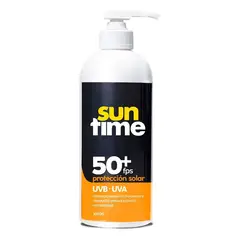 SUNTIME - Bloqueador Solar 1 Lt Factor 50+ Con Dispensador