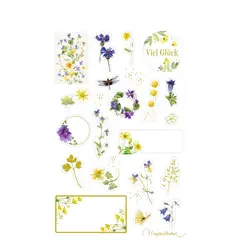 DIE SPIEGELBURG - 5 Hojas De 100 Pegatinas-etiquetas Con Diseños De Naturaleza