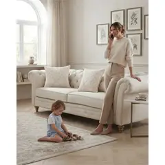 MYLHOGAR - Set De 2 Cojines Decorativos De Diseño Elegante Con Relleno