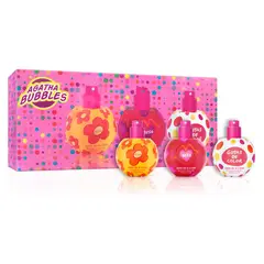AGATHA RUIZ DE LA PRADA - Set Perfume Mujer Bubbles Gotas de Color EDT 30 ml + Beso DT 30 ml + Flor EDT 30 ml