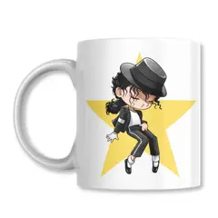 GENERICO - Tazon Billie Jean Chibi Michael Jackson Thriller Taza Sublimada 325ml