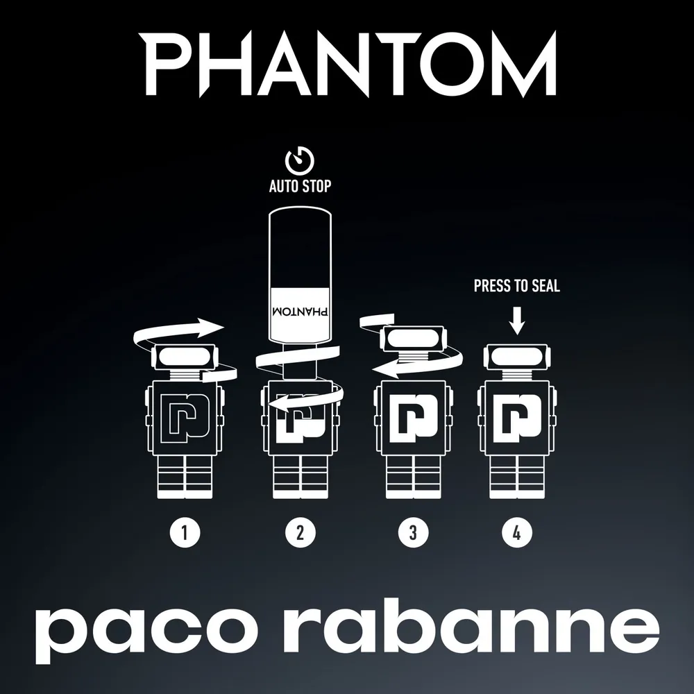 Rabanne Phantom EDT 200 ml Refill, foto 9