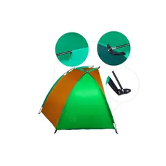 GENERICO - Carpa Paraviento Media Carpa Para Playa Camping 2 Personas