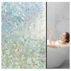 ATURE - Película Estática Para Ventanas Baño Y Oficina 50 Cm × 10 M
