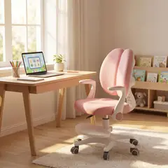 VIDITA - Silla De Escritorio Ergonómica Infantil Respaldo Doble Dinámico Guía Postura Estudio