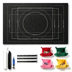 TSKY CHILE SHOPPING - Tapete Para Rompecabezas 120x80cm Kit Completo 4 Bandejas Hasta 2000 Piezas