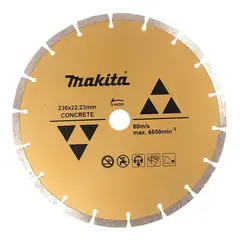 MAKITA - Disco Diamantado Segmentado 230mm 9 Concreto -