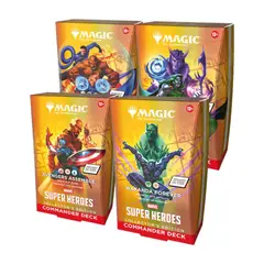 WIZARDS OF THE COAST - MTG Marvel Super Heroes Commander Deck X4 Collector Edition