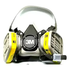 3M - Respirador Medio Rostro Modelo 6300. Con Filtros 6003