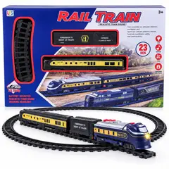 GENERICO - Juguete Tren Eléctrico Con Vías 23 Piezas Luces Y Sonido