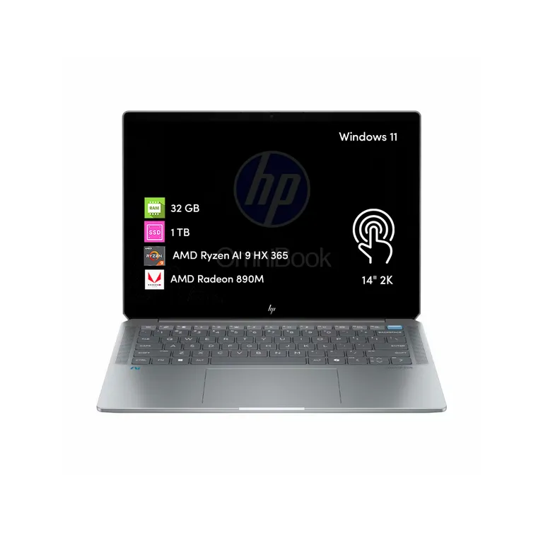 Notebook Omnibook Ryzen AI 9 32GB 1TB 14' 2K Táctil W11