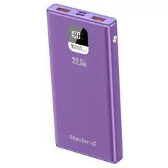 MASTER G - Batería Externa Power Bank 10000 Mah 22.5W UCP10MPD Morada