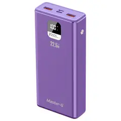MASTER G - Batería Externa Power Bank 20000 Mah 22.5W UCP20MPD Morada