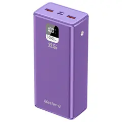MASTER G - Batería Externa Power Bank 30000 Mah 22.5W UCP30MPD Morada
