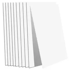 GENERICO - 10 Laminas Papel Mural Mármol 60x30cm Blanco