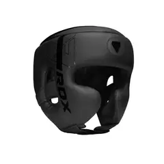 RDX - Cabezal Protector Pómulos F6 Boxeo y Artes Marciales Negro L