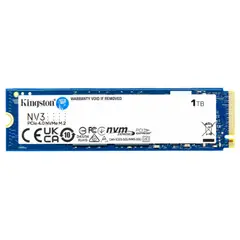 KINGSTON - Disco sólido SSD 1TB M.2 NV3 PCIE 4.0 NVME 6000 MBS