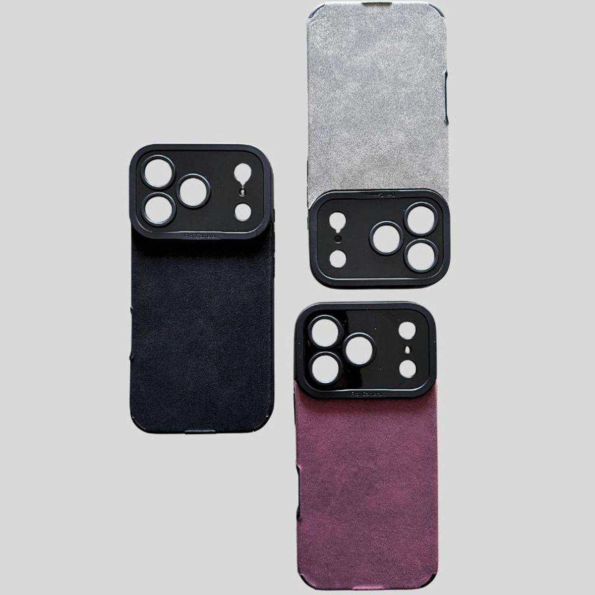 GENERICO - Carcasa compatible iPhone 17 Pro Gris + Lámina De Vidrio Safeguard