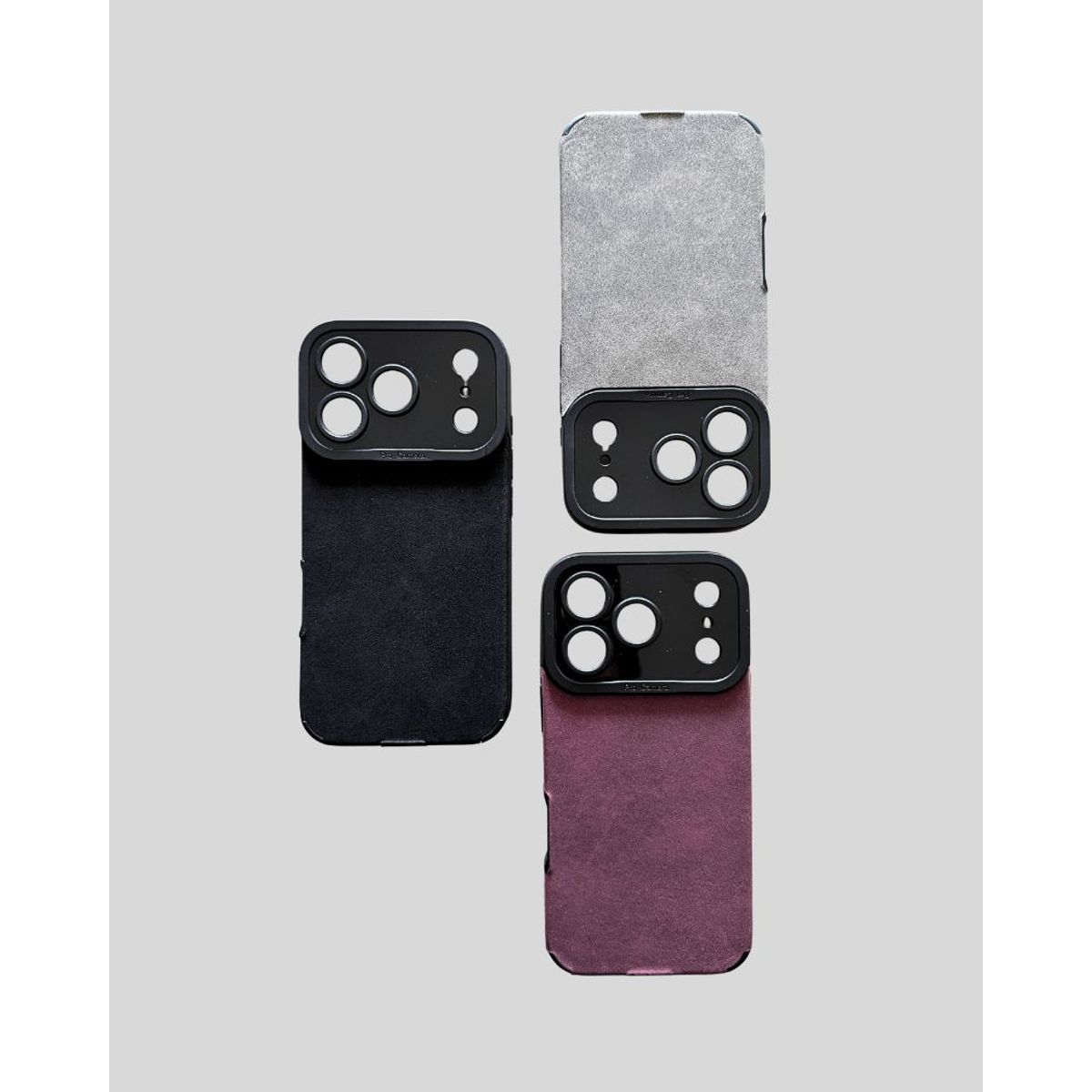 GENERICO - Carcasa compatible iPhone 17 Pro Gris + Lámina De Vidrio Safeguard