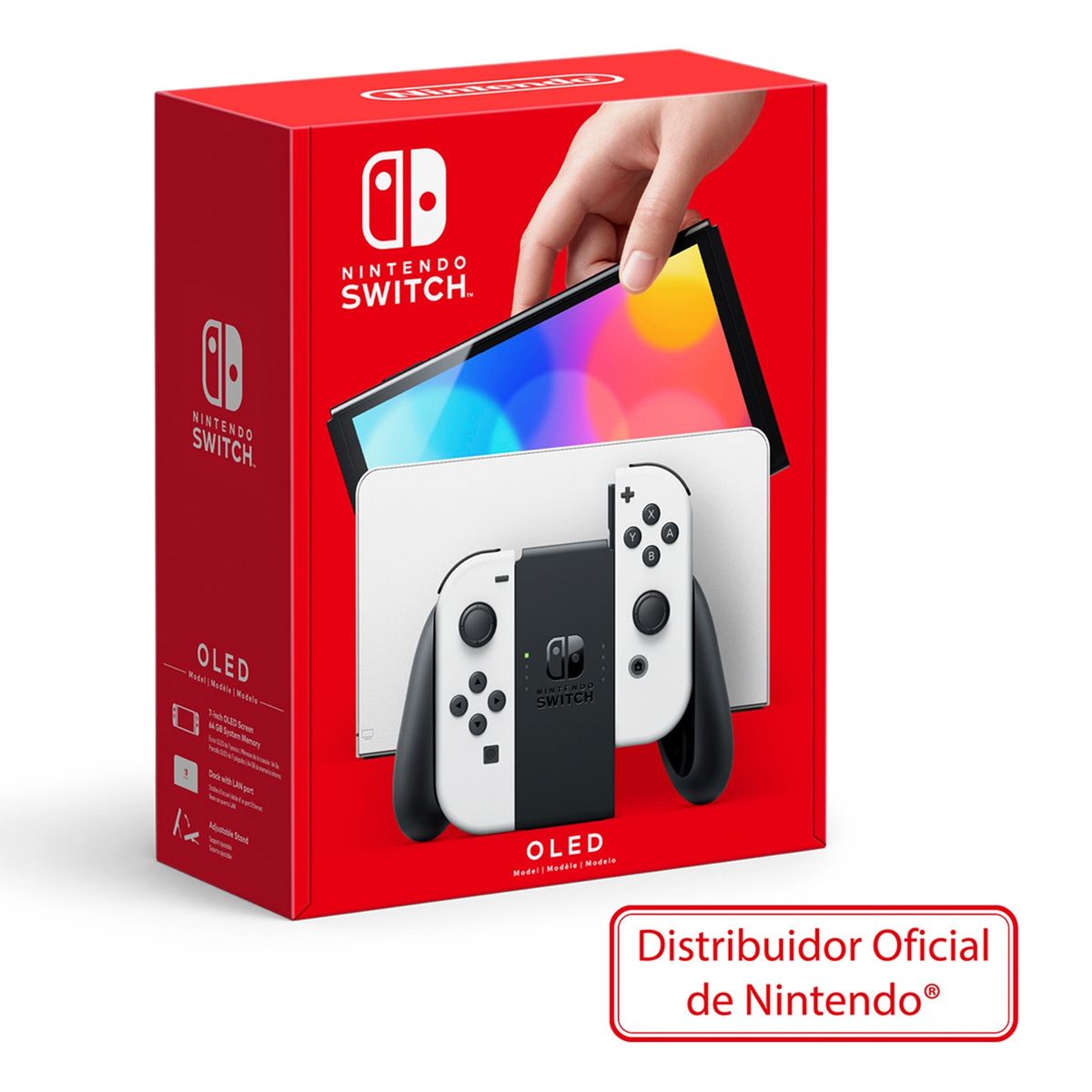 NINTENDO - Consola Nintendo Switch Modelo OLED Blanco