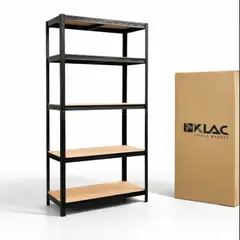 GENERICO - Estante Rack Metálico Klac Tools Market de 5 Niveles para Bodega y Garaje