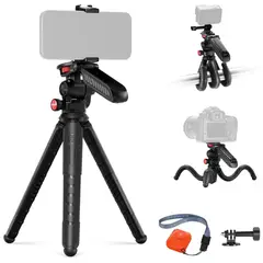 NEEWER - Trípode Mini Flexible TP36 2 en 1 con Bluetooth