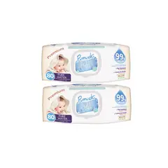 PUMUCKI - Pack de 2 Toallitas Húmedas para Bebes