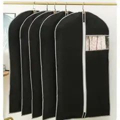 GENERICO - Pack de 5 Funda Protectora para Trajes y Vestidos 60x100cm