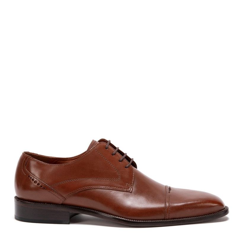 GUANTE - Zapato Formal Hombre Cuero Café Guante